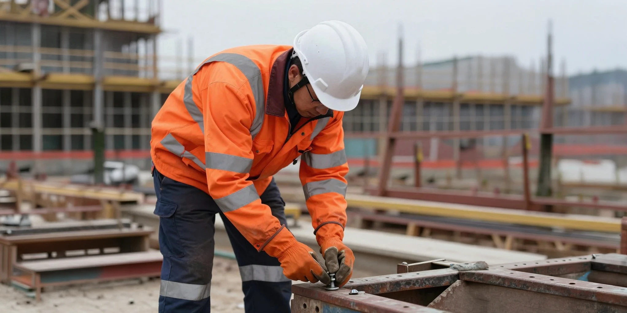 Innovative Safety Vest Manufacturers Transforming High-Visibility Workwear Safety vest manufacturers high visibility workwear on construction site worker