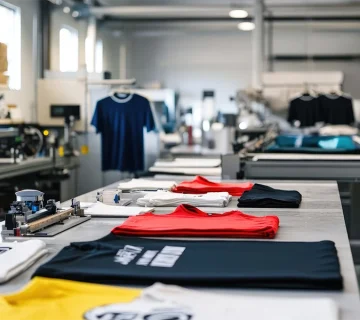 Industrial workwear suppliers manufacturing durable safety uniforms and customised garments in a modern production facility 
