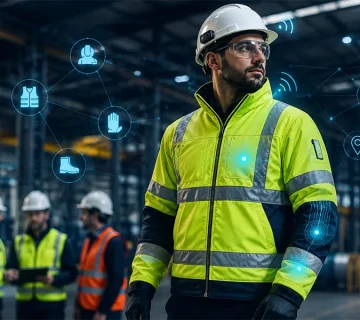 Protective clothing suppliers showcasing smart PPE for workplace safety