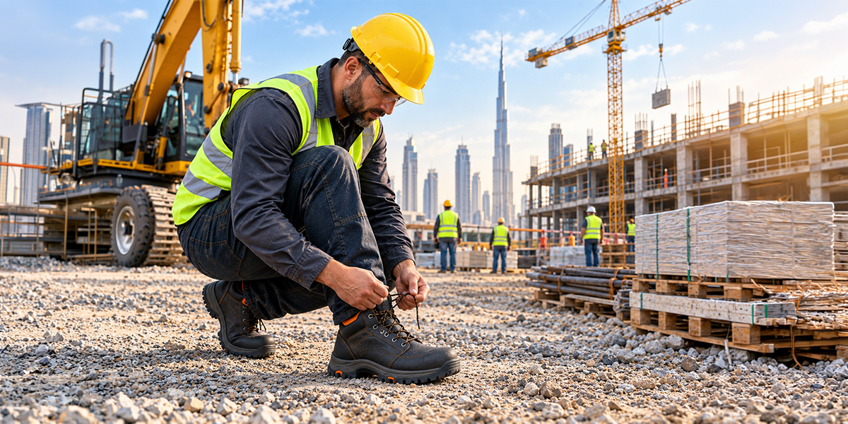 From Warehouses to Construction Sites: What Safety Shoes Suppliers in Dubai Should Consider Safety shoes suppliers in Dubai providing protective footwear for construction workers